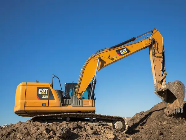 Caterpillar 330 crawler excavator — illustrative photo