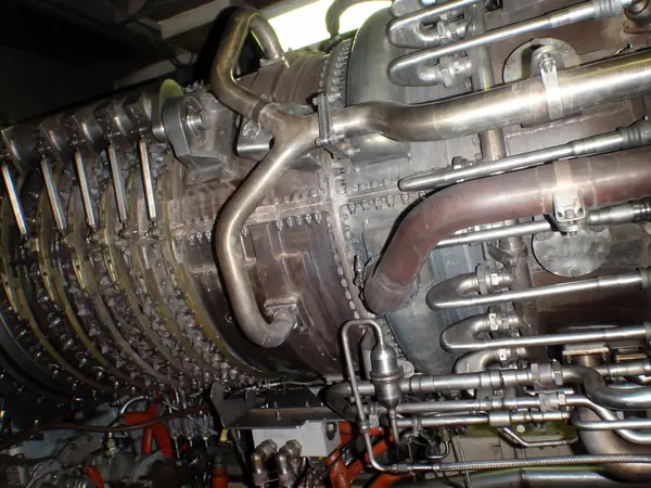 GE LM2500 gas turbine — illustrative photo